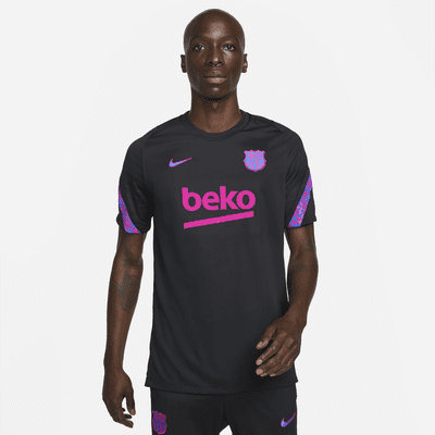 F.C. Barcelona Strike Men's Nike Dri-FIT Short-Sleeve Football Top