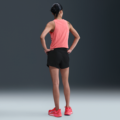 Nike One Swoosh Women's Dri-FIT Mid-Rise Loose 7.5cm (approx.) Brief-Lined Running Shorts