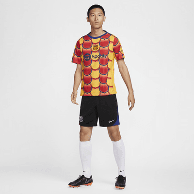 FC Barcelona Strike 男款 Nike Dri-FIT 足球針織短褲