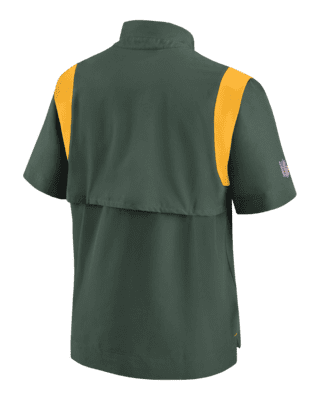 Lids Green Bay Packers Nike Sideline Coach Chevron Lock Up Logo V-Neck  Performance T-Shirt - White