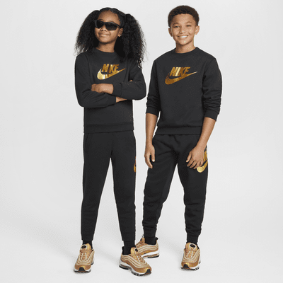 Nike Sportswear Club Fleece-Sweatshirt mit Rundhalsausschnitt für ältere Kinder