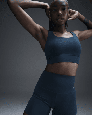 Женские  Nike Zenvy Medium-Support Padded Longline Sports Bra