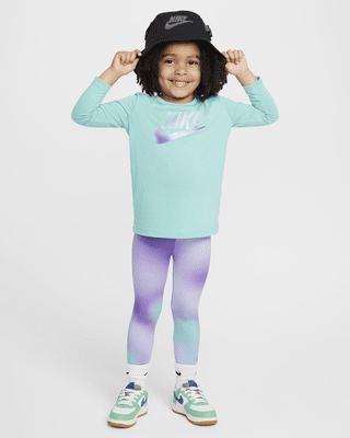 Детская футболка Nike Dri-FIT Toddler Long Sleeve and Leggings Set