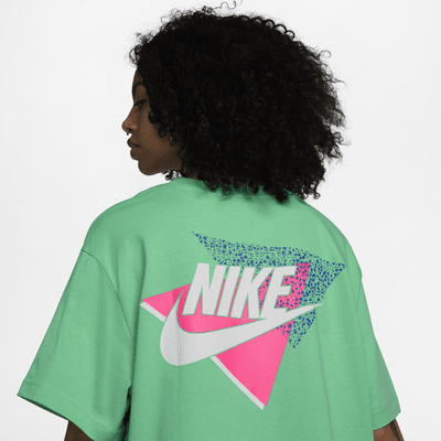 teal and pink nike shirt