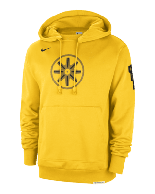 Мужское худи Golden State Warriors Standard Issue 2023/24 City Edition Nike NBA Courtside Hoodie