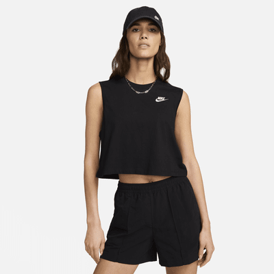 Nike Sportswear Club Women's Sleeveless Cropped Top. Nike.com