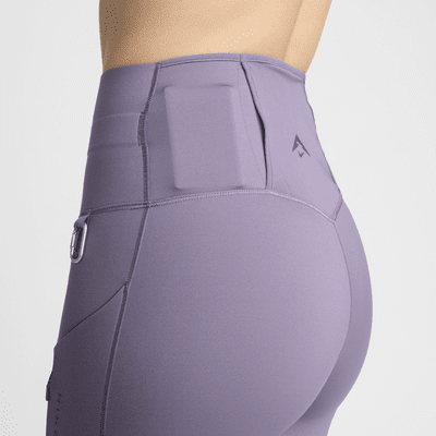 Leggings a 7/8 a vita alta con tasche e sostegno elevato Nike Trail Go – Donna