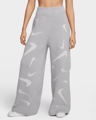 Женские  Nike Sportswear Phoenix Cozy Bouclé High-Waisted Wide-Leg Knit Pants