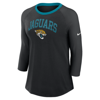 Jacksonville Jaguars Women's Nike NFL 3/4-Sleeve T-Shirt