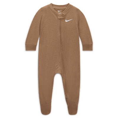 Nike Baby (0-9M) Viscose Waffle Knit Footed Coverall