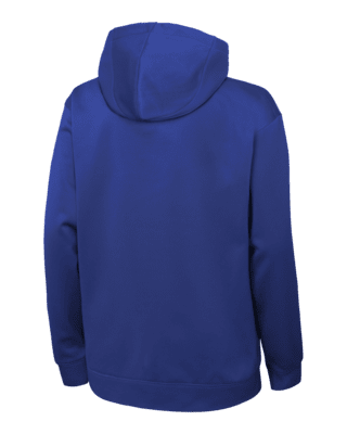 New York Knicks Spotlight Men's Nike Dri-FIT NBA Pullover Hoodie.