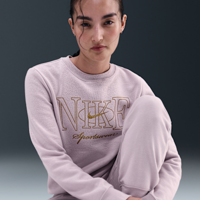 Nike Sportswear Club Fleece Women's Pullover Crew-Neck Sweatshirt