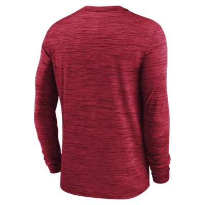 Nike Men's Dri-Fit Sideline Team (NFL Kansas City Chiefs) Long-Sleeve T-Shirt in Red, Size: Medium | 00LX65N7G-0BI