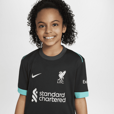 Liverpool FC 2024/25 Stadium Away Big Kids' Nike Dri-FIT Soccer Replica Jersey