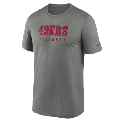 Men's Nike Scarlet San Francisco 49ers Fan Gear Wordmark T-Shirt Size: Small