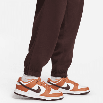 Pants de tiro alto oversized para mujer Nike Sportswear Phoenix Fleece