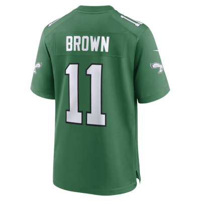 Philadelphia Eagles Nike Secondary Alternate Game Jersey - Kelly Green - DeVonta  Smith- Mens