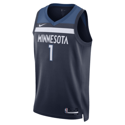 Starter NBA Minnesota Timberwolves Authentic Blank Basketball Jersey Size 52