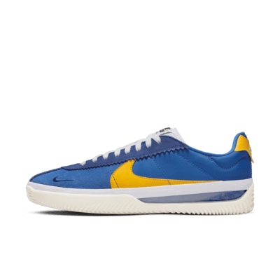 Nike cortez shop branco e dourado