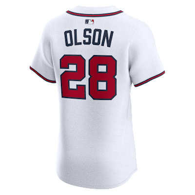 Jersey Nike Dri-FIT ADV de la MLB Elite para hombre Matt Olson Atlanta Braves