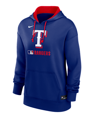 Женское худи Texas Rangers Authentic Collection Nike Therma MLB Pullover Hoodie