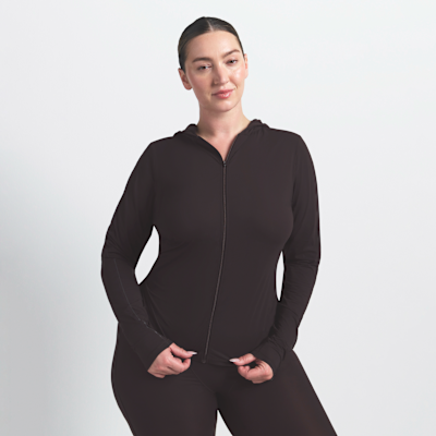 Sudadera con gorro y cierre completo para mujer NikeSKIMS Weightless Layers