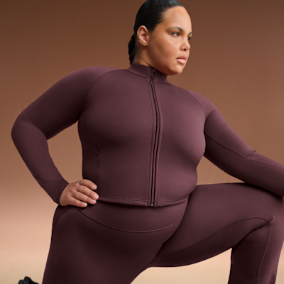 NikeSKIMS Matte Women's Mock-Neck Full-Zip Jacket