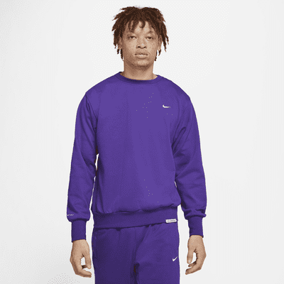 purple crew neck