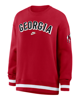 Женские  Georgia Legacy Phoenix Nike College Oversized Pullover Crew