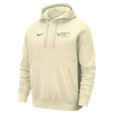 Felpa pullover con cappuccio Milwaukee Bucks Club Courtside Nike NBA – Uomo