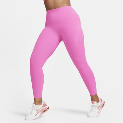 Leggings de 7/8 de tiro alto y sujeción media con bolsillos para mujer Nike Universa