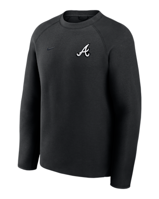 Мужские  Atlanta Braves Tech Fleece Nike MLB Pullover Crew