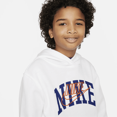 Sudadera con gorro sin cierre para niños talla grande Nike Sportswear Club Fleece