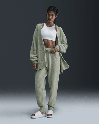 Женские  Nike Sportswear Phoenix Cozy Bouclé High-Waisted Oversized Knit Pants