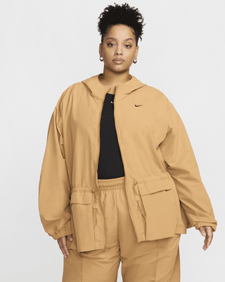 Женская куртка Nike Sportswear Everything Wovens Oversized Hooded (Plus Size)