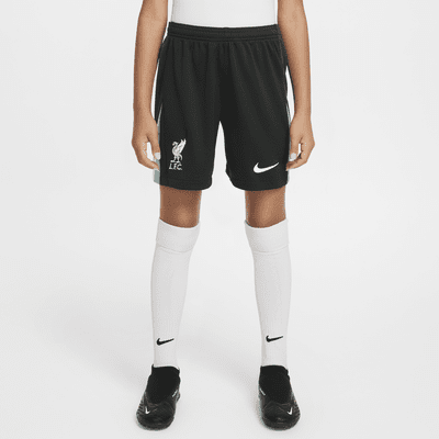 Liverpool FC 2024/25 Stadium Uit Nike replicavoetbalshorts met Dri-FIT voor kids