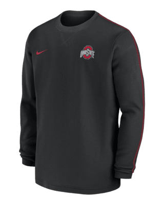 Мужские  Ohio State Buckeyes Sideline Coach Nike College Long-Sleeve Top