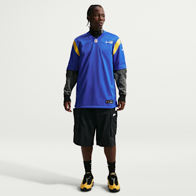 Jersey de juego Nike para hombre Los Angeles Rams