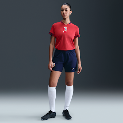 Noorwegen 2025/26 Stadium Thuis Nike Dri-FIT replicavoetbalshorts voor dames