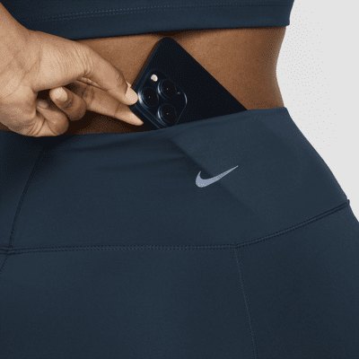 Leggings tiro alto de 7/8 con bolsillos para mujer Nike One