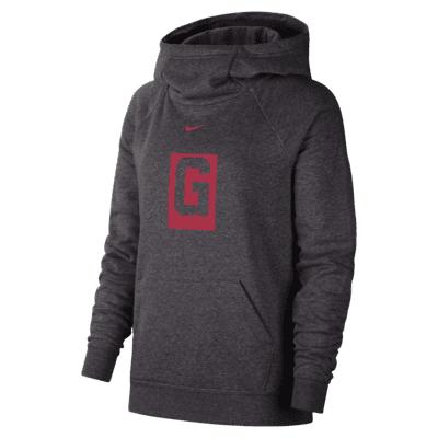 Sudadera con gorro con cuello en embudo para mujer Nike College Essential (Georgia)