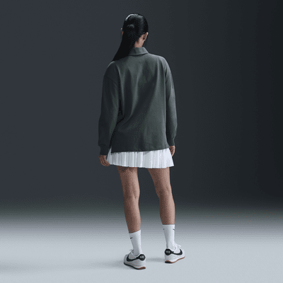 Nike Sportswear Essential 女款寬版長袖有領衫