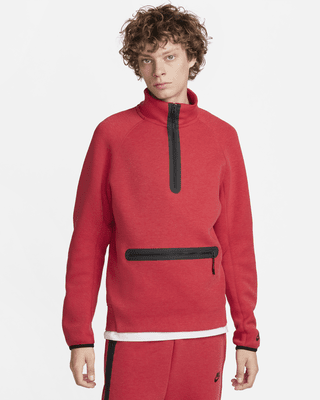 Nike Tech fleece full zip hoodie in red