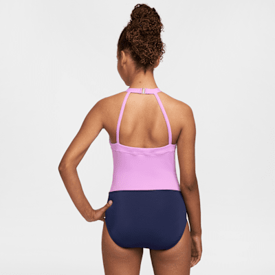 Leotardo de rendimiento de cuello halter Nike Gymnastics