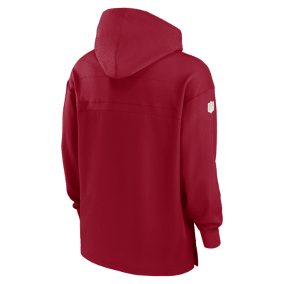 San Francisco 49ers Sideline Jersey Men's Nike Dri-FIT NFL Pullover Hoodie