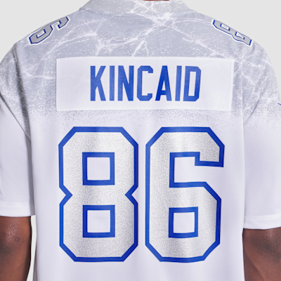 Jersey Nike de la NFL Game para hombre Dalton Kincaid Buffalo Bills Rivalries Collection