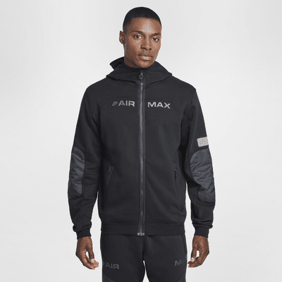 Nike Sportswear Air Max Fleecehoodie met rits voor heren