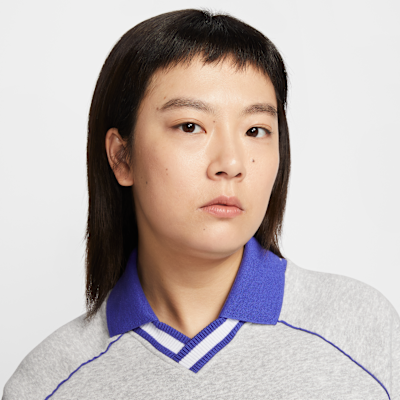 Nike Sportswear Phoenix Fleece Women's Oversized Graphic Polo Top