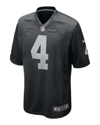 Women's Oakland Raiders Derek Carr White Nike Game Jersey