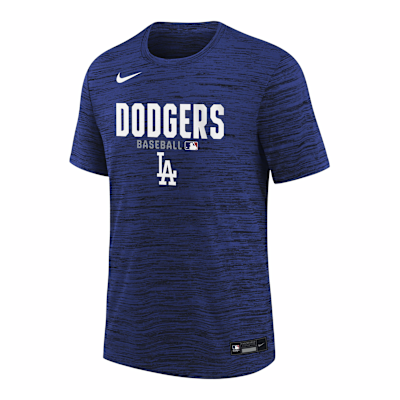 Los Angeles Dodgers Authentic Collection Velocity Big Kids' Nike Dri-FIT MLB T-Shirt